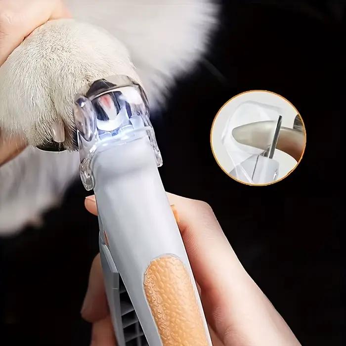 Coupe-ongles LED pour animaux de compagnie, pour le toilettage facile et sûr des pattes de chien et