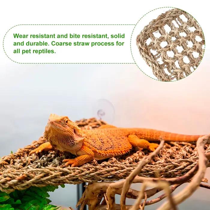Hamac pour Reptile, décoration de Terrarium pour chaise longue lézard, petits crabes ermites, lit Ge