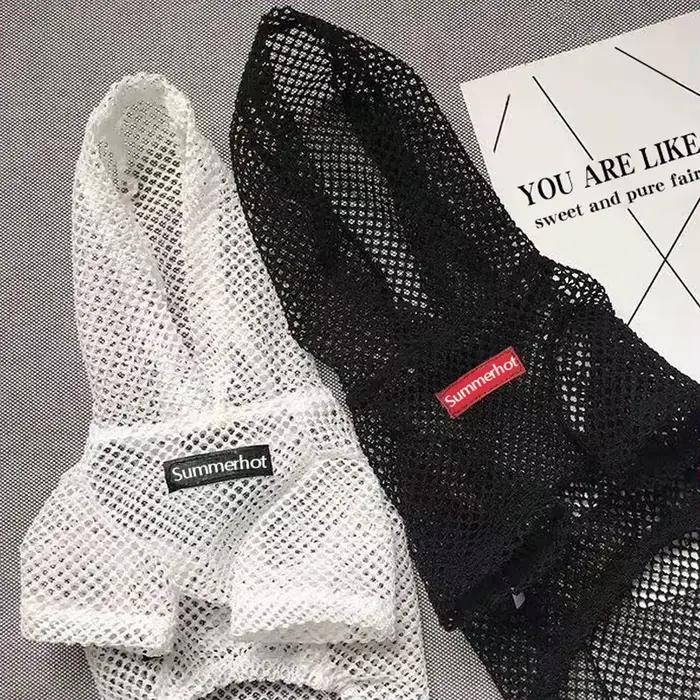 Sweat à capuche en maille pour chien, pull léger pour animaux de compagnie, vêtements pour petits et