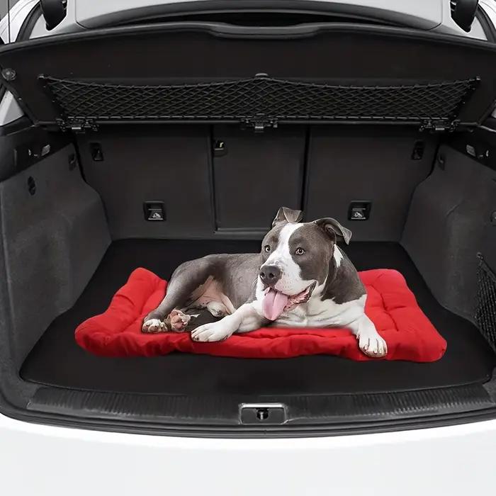 Coussin de lit antidérapant imperméable pour animaux de compagnie, lavable, matelas d'extérieur pour