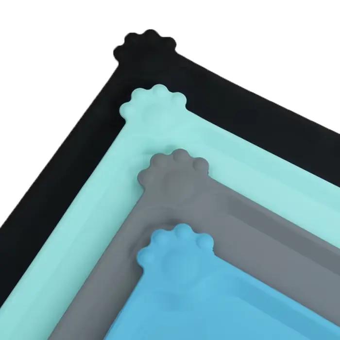 Tapis d'hiver imperméable pour animaux de compagnie, pour chien et chat, couleur unie, en Silicone,