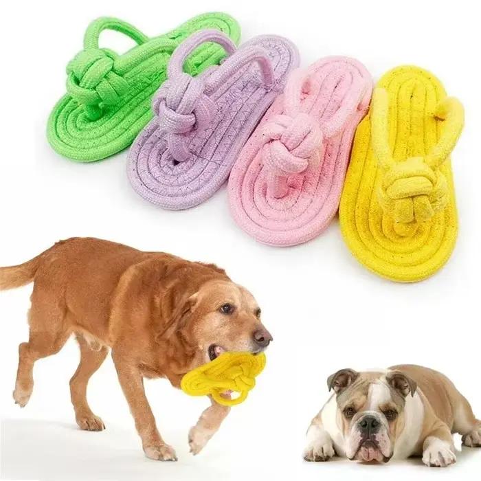 Jouet en ULen coton ChFuk Toy pour petits et grands chiens, entraînement des dents pour animaux de c