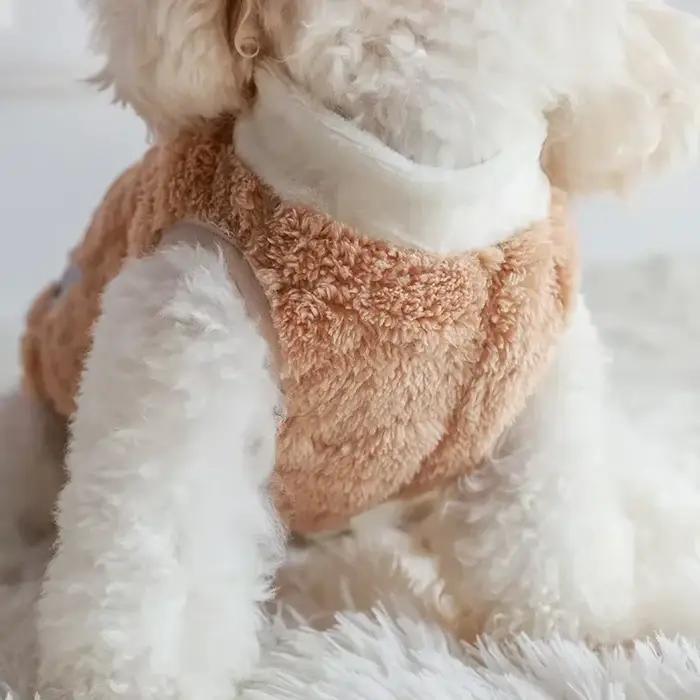 Hiver chaud chiot chaton pull doux polaire chien vêtements vêtements pour animaux de compagnie pour