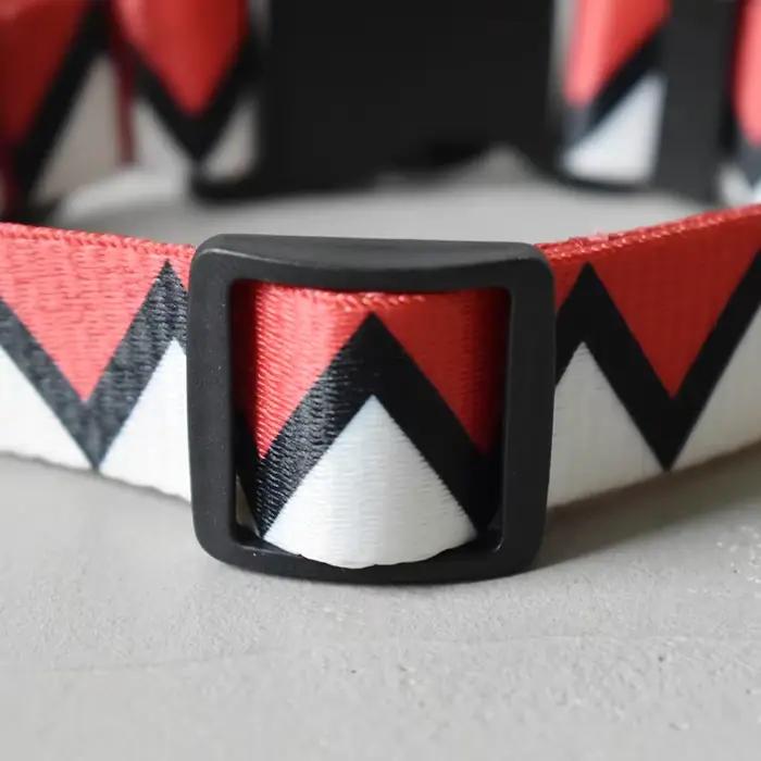 Collier réglable en Nylon imprimé pour chien, 15 types de couleurs, produits pour animaux de compagn