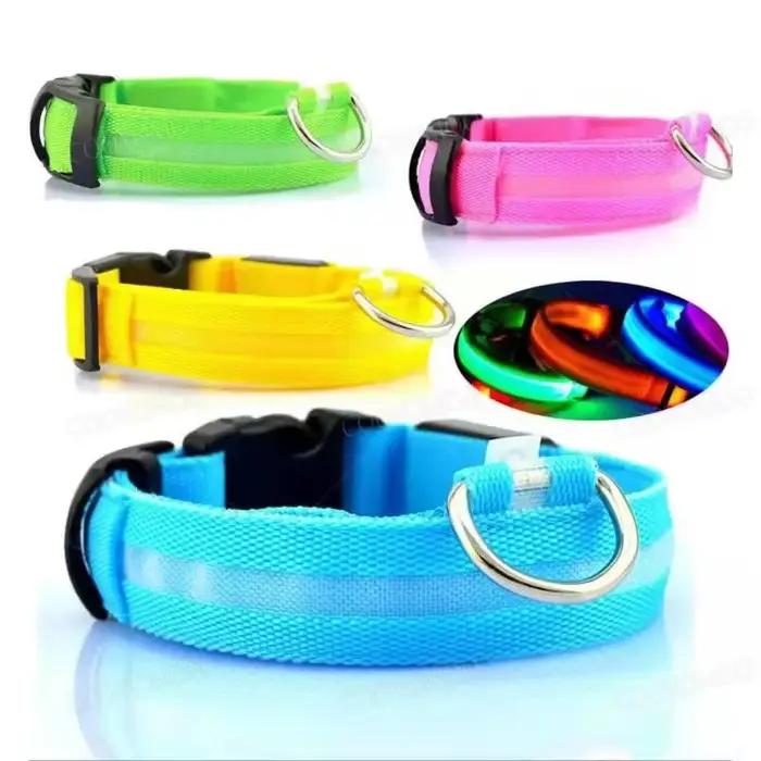 Colliers de Charge lumineux pour chiens, 3 Modes, Led Usb, pour chat, détachable, lueur nocturne, pr