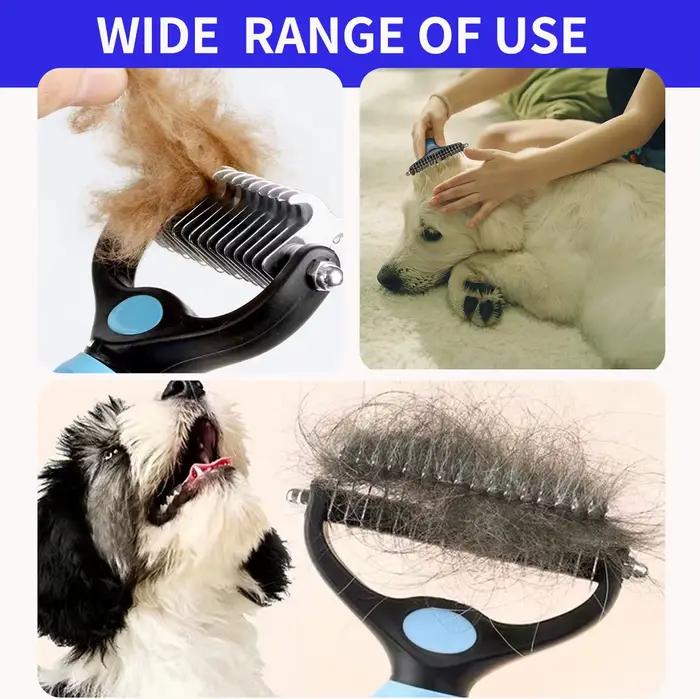 Brosse professionnelle pour démêlage des animaux de compagnie, épilateur de poils de chien, coupe-no