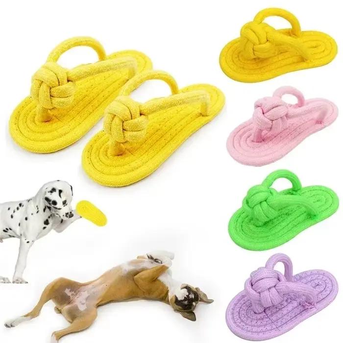Jouet en ULen coton ChFuk Toy pour petits et grands chiens, entraînement des dents pour animaux de c