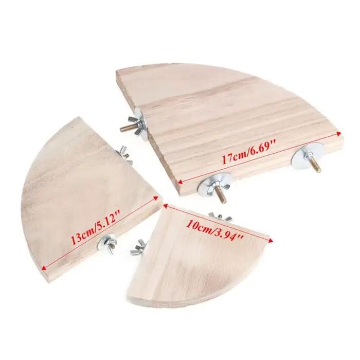Plate-forme en bois pour perroquets et oiseaux, 1 pièce, support, jouets, perchoirs pour Branches de