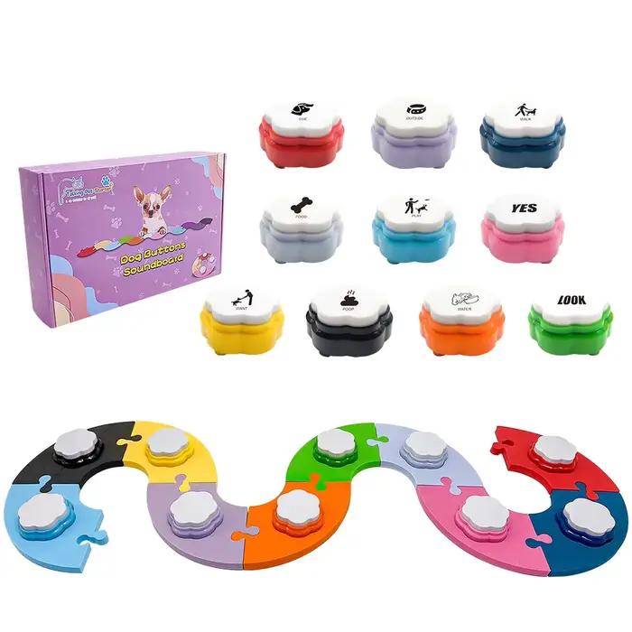 Bouton vocal pour animaux de compagnie, bouton de Communication pour chien, entraînement pour chiens