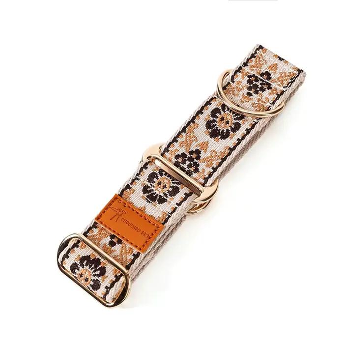 Collier pour animaux de compagnie de Style ethnique collier pour chien Martingale réglable anti-défl