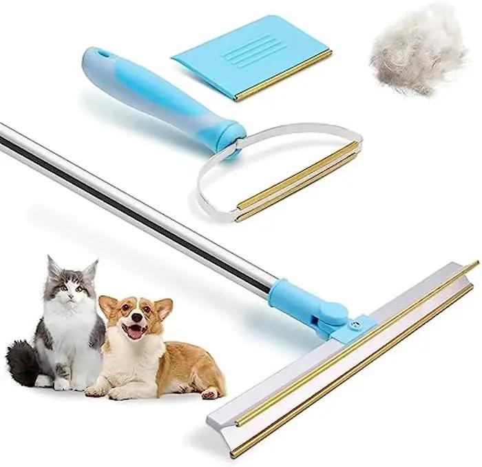Râteau pour tapis, ensemble d'épilation pour animaux de compagnie, outil d'épilation pour animaux de