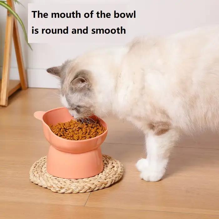 Nouvelles bols surélevés pour chat, mangeoire et abreuvoir sans Stress avec Base, Anti-vomissement,