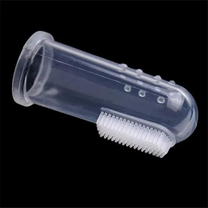 Brosse à dents Super douce pour animaux de compagnie, brosse pour chien en peluche, mauvaise haleine