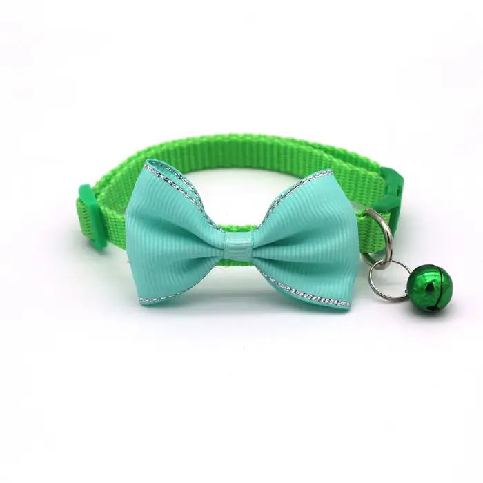Colliers pour animaux de compagnie, nouveaux colliers à cloche avec nœud pour animaux de compagnie,