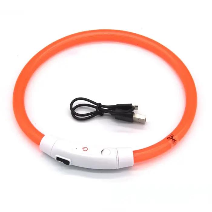 Collier LED Shoous pour animaux de compagnie, chargement USB, anti-perte, nounours, chien, chat, acc