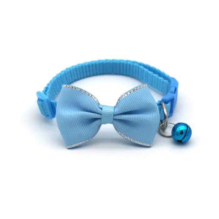Colliers pour animaux de compagnie, nouveaux colliers à cloche avec nœud pour animaux de compagnie,