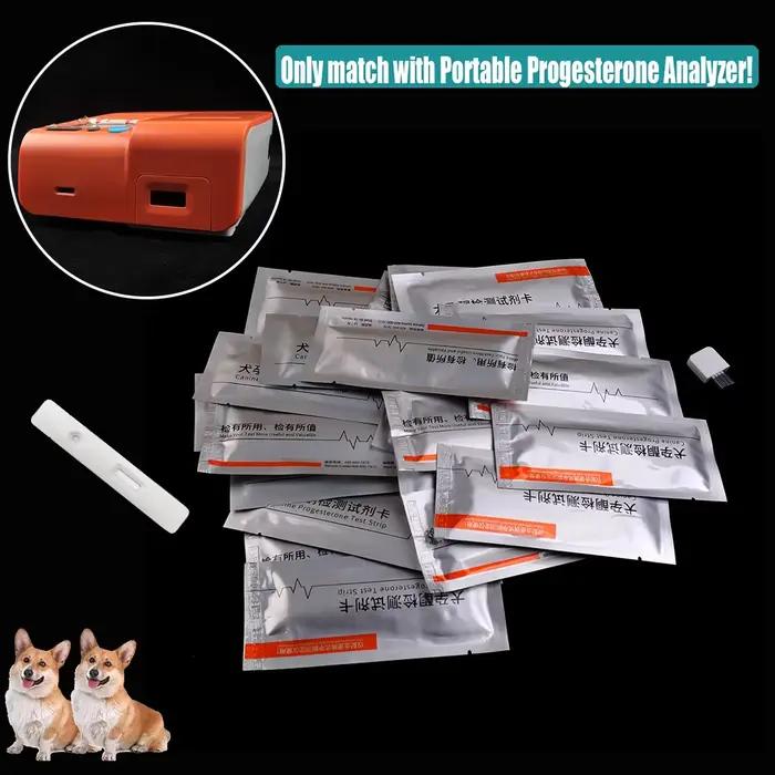 Bande de Test de progestérone canine, puce de surveillance de l'ovulation pour chien et chat, Kit d'