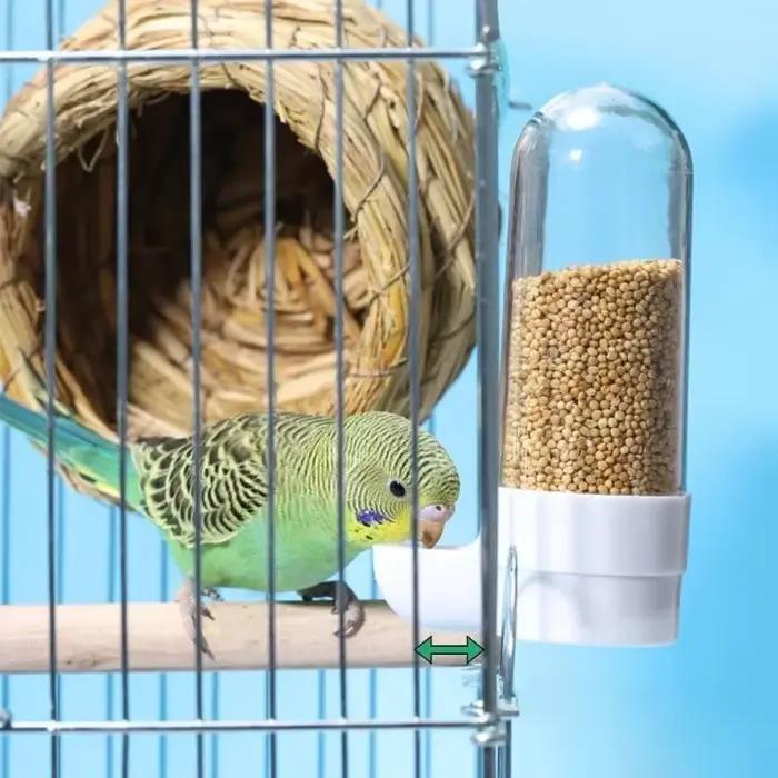 Mangeoire suspendue pour animaux de compagnie, distributeur d'eau pour perroquets, écureuil, boîte d