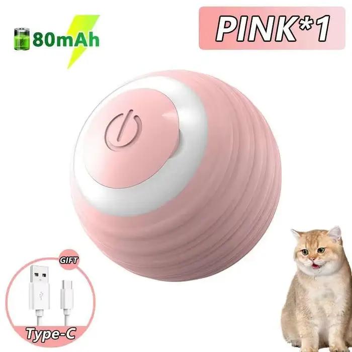 Balle jouet intelligente pour chien, jouet électronique interactif pour animaux de compagnie, USB, j