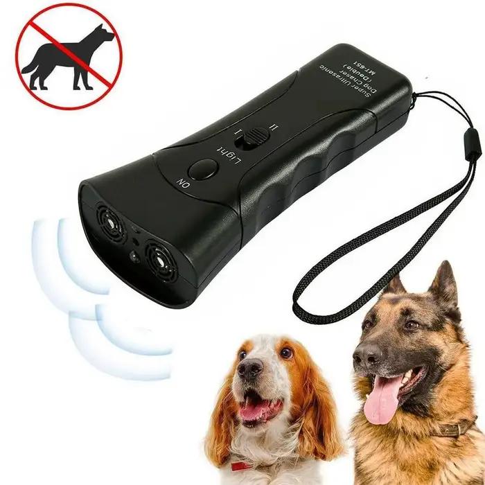 Répulsif ultrasonique pour chiens, dispositif Anti-aboiement Portable avec lanière indicateur LED, d