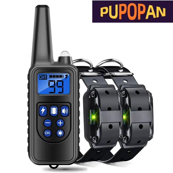 Collier de dressage électrique pour chien, collier anti-aboiement aste, collier de vibration de choc