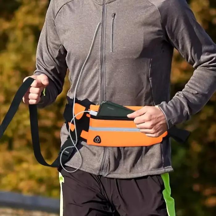 Laisse pour chien mains libres avec sac banane