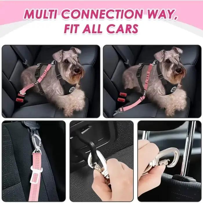 TWindsor-Ensemble de ceinture de sécurité pour voiture pour chien