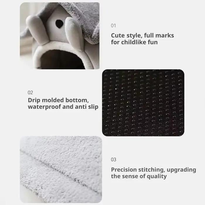 Pilier pliable pour maison de chien