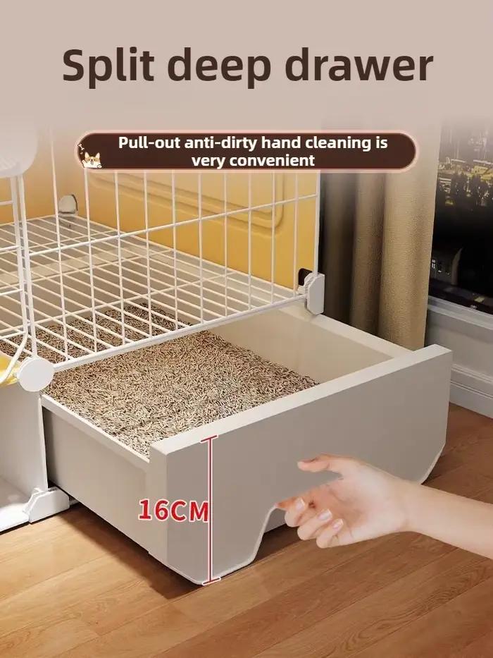 Petite Cage d'intérieur pour chien en peluche
