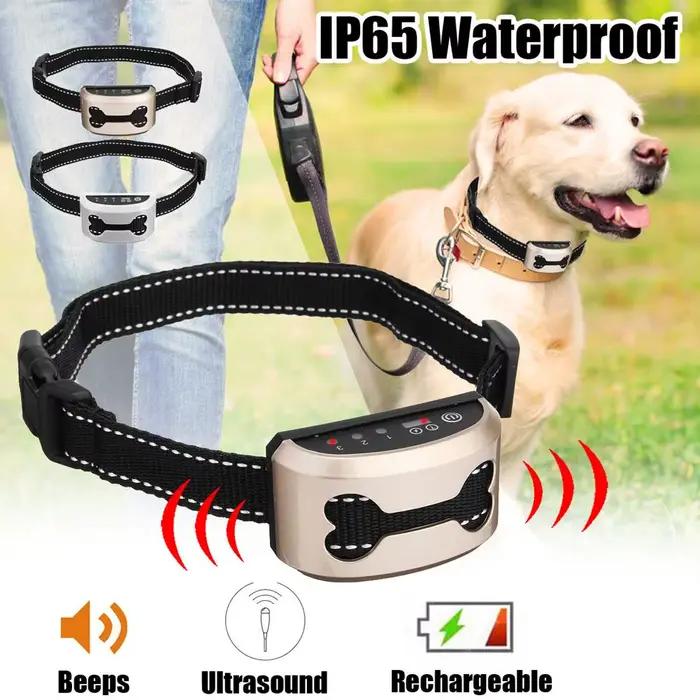 Collier de contrôle Anti-aboiement pour chien