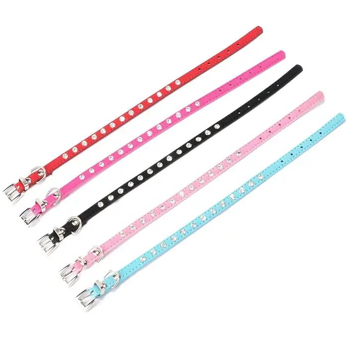 Petit chien chat Collier chaton chiot cuir