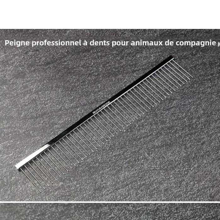 BAVHatch-Peigne de démêlage en acier inoxydable pour animaux de compagnie