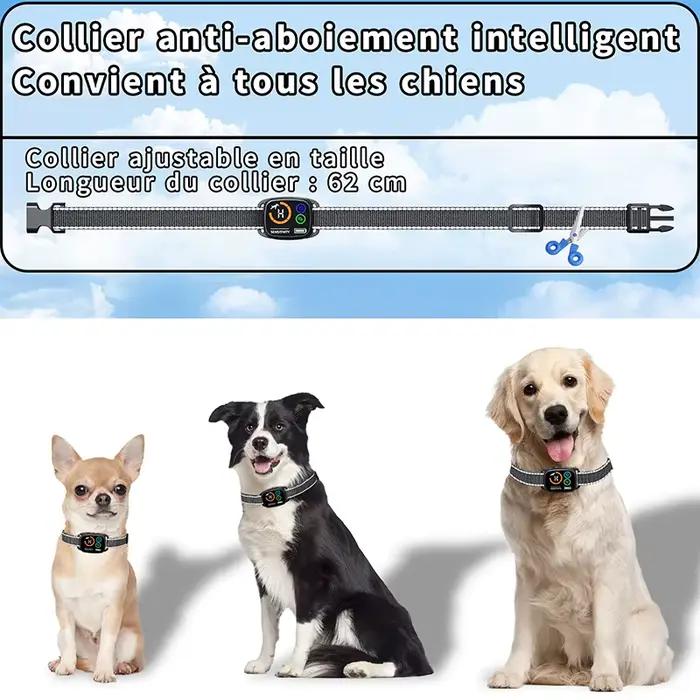 Collier d'écorce pour chien
