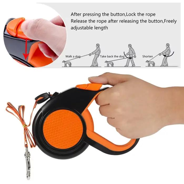 Laisse de chien rétractable automatique de 8M