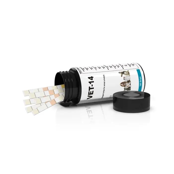 Papier de test d'urine pour chat et chien à 14 paramètres