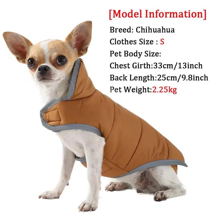 Manteau d'hiver réversible pour chien