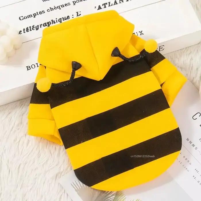 Abeille animal de compagnie chiot manteau vêtements tenue polaire