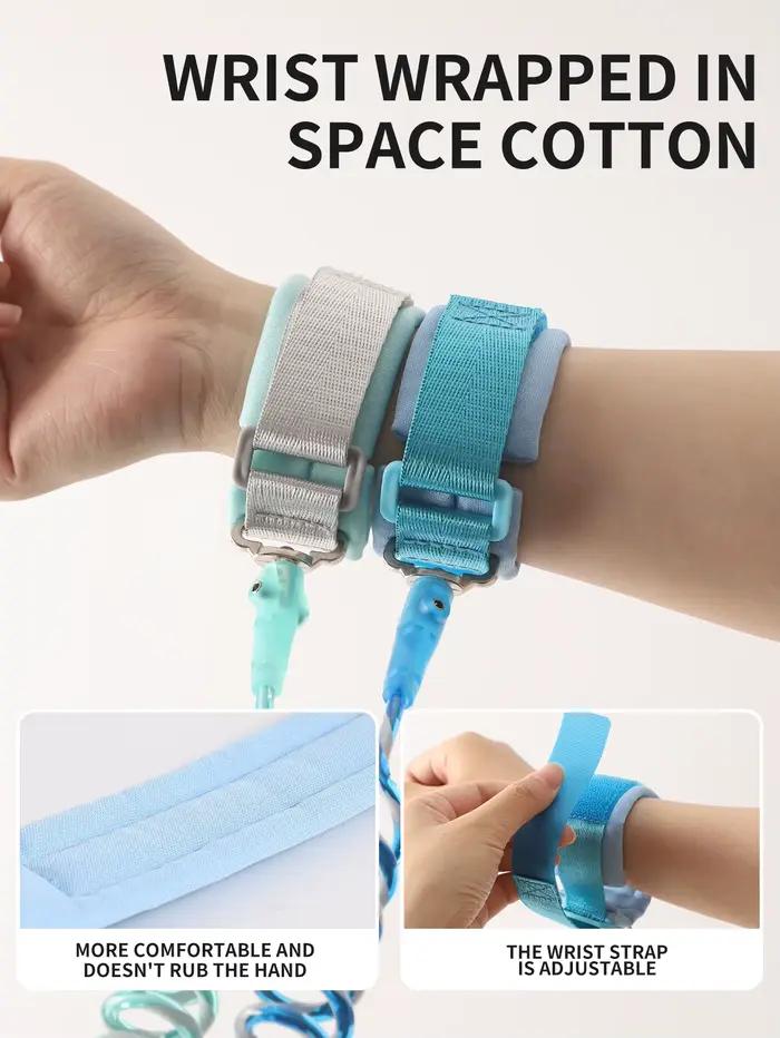 Laisse rétractable mains libres pour chien avec sangle de poignet anti-chute et réflecteur pour les voyages en extérieur