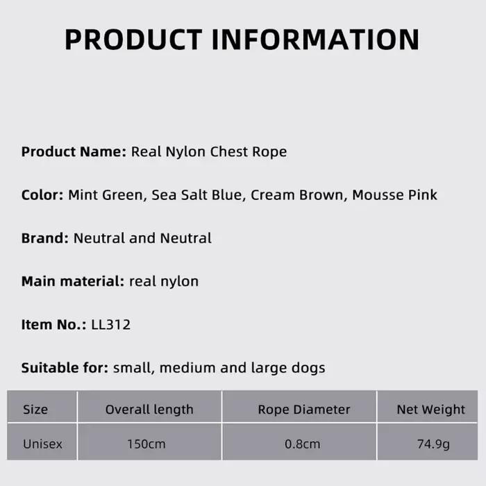 Corde de course réglable pour chien avec mains libres
