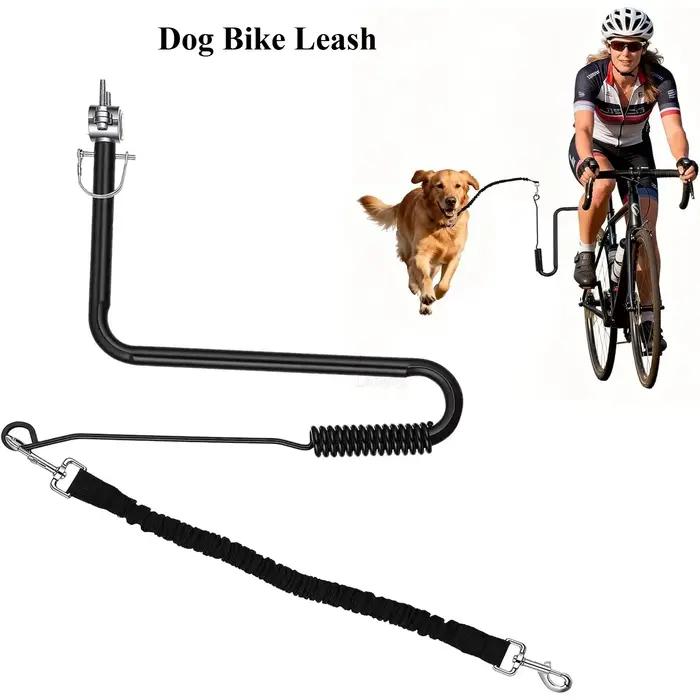Laisse de vélo pour chien mains libres avec attache