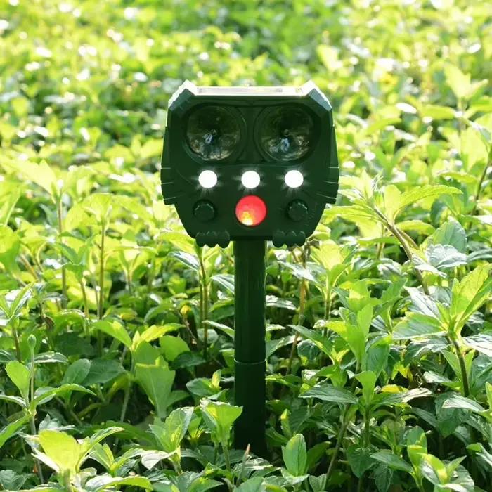 Répulsif Solaire Ultrasonique pour Animaux : Chien
