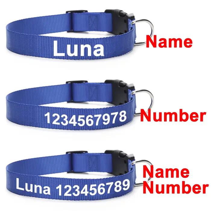 Collier de chien personnalisé pour animaux de compagnie
