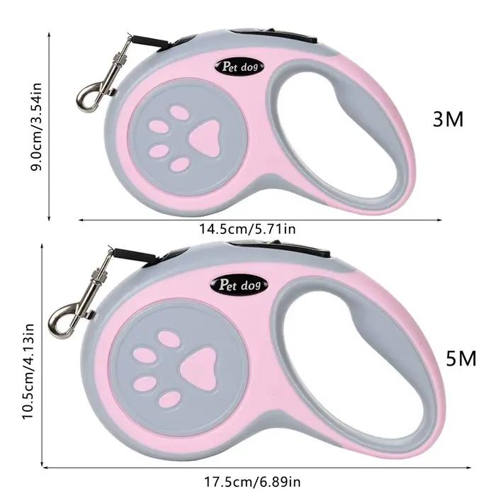 Laisse pour chien patte de 3m 5m