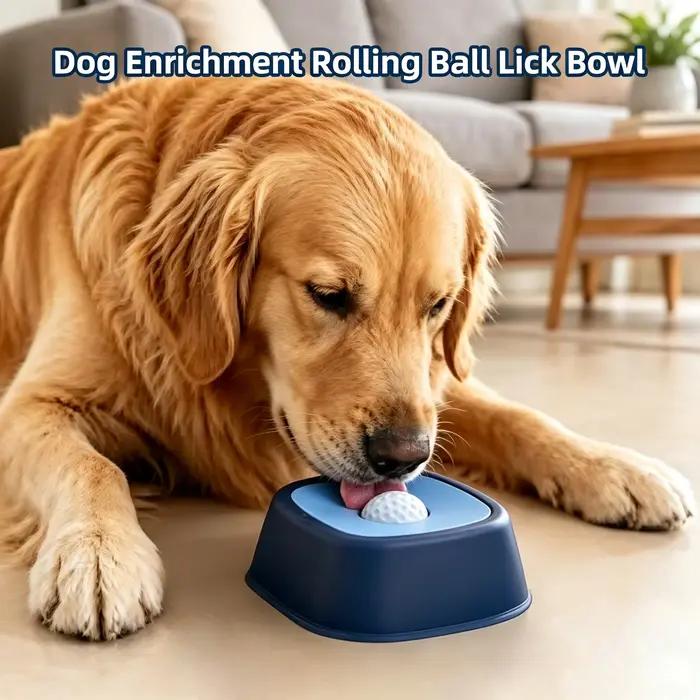 Gamelle à bille roulante anti-gonflement et antidérapante pour chiens et chats de petite et moyenne taille