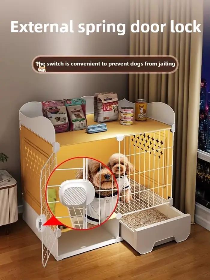 Petite Cage d'intérieur pour chien en peluche