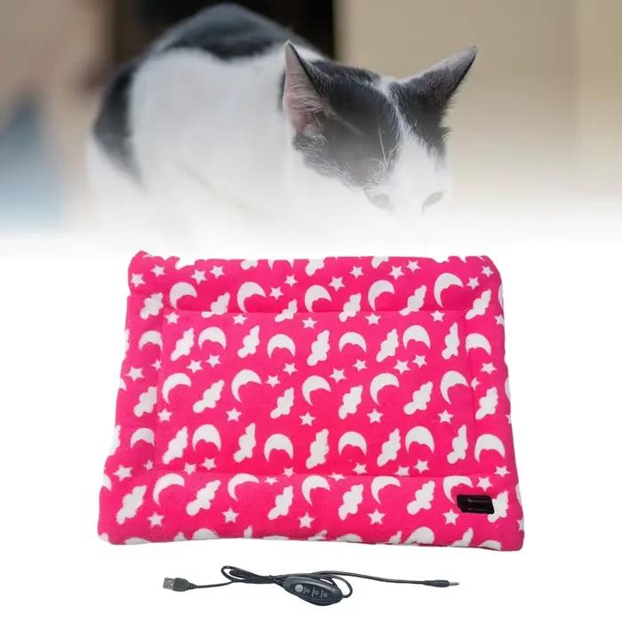 Coussin chauffant imperméable pour animaux de compagnie