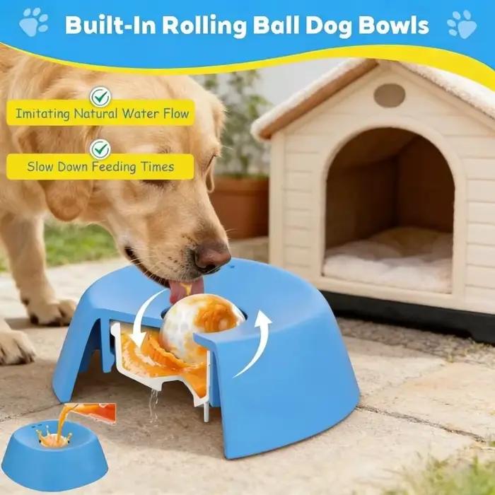 Bol à lécher pour chien à alimentation lente