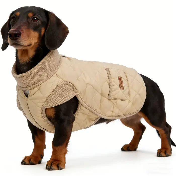 Manteau thermique d'hiver pour teckel