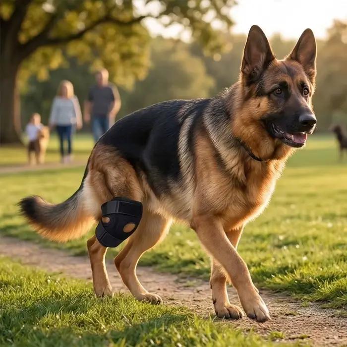 Attelle de genou pour chien