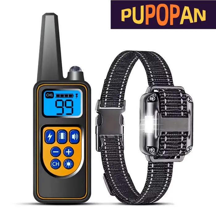 Collier d'entraînement pour chien avec télécommande